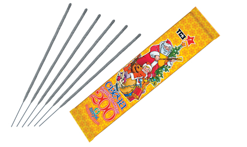  Бенгальские свечи 6 шт 200 мм в пакете  в Джанкое